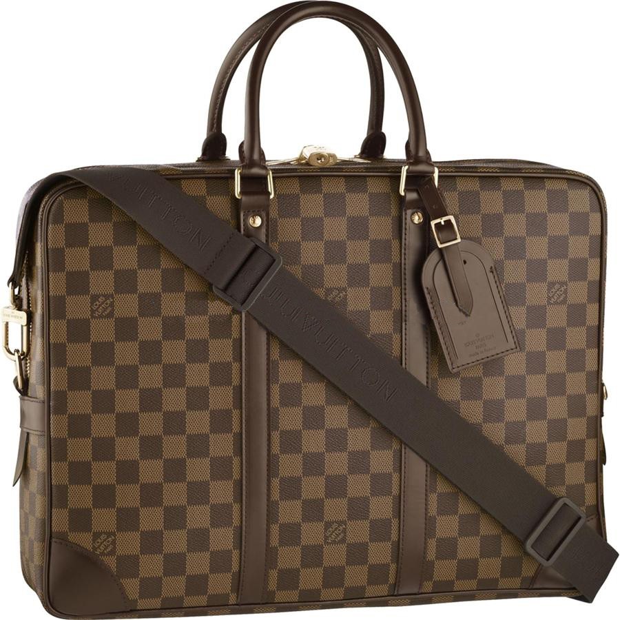 Cheap Louis Vuitton Porte-Documents Voyage Damier Ebene Canvas N41122 Replica